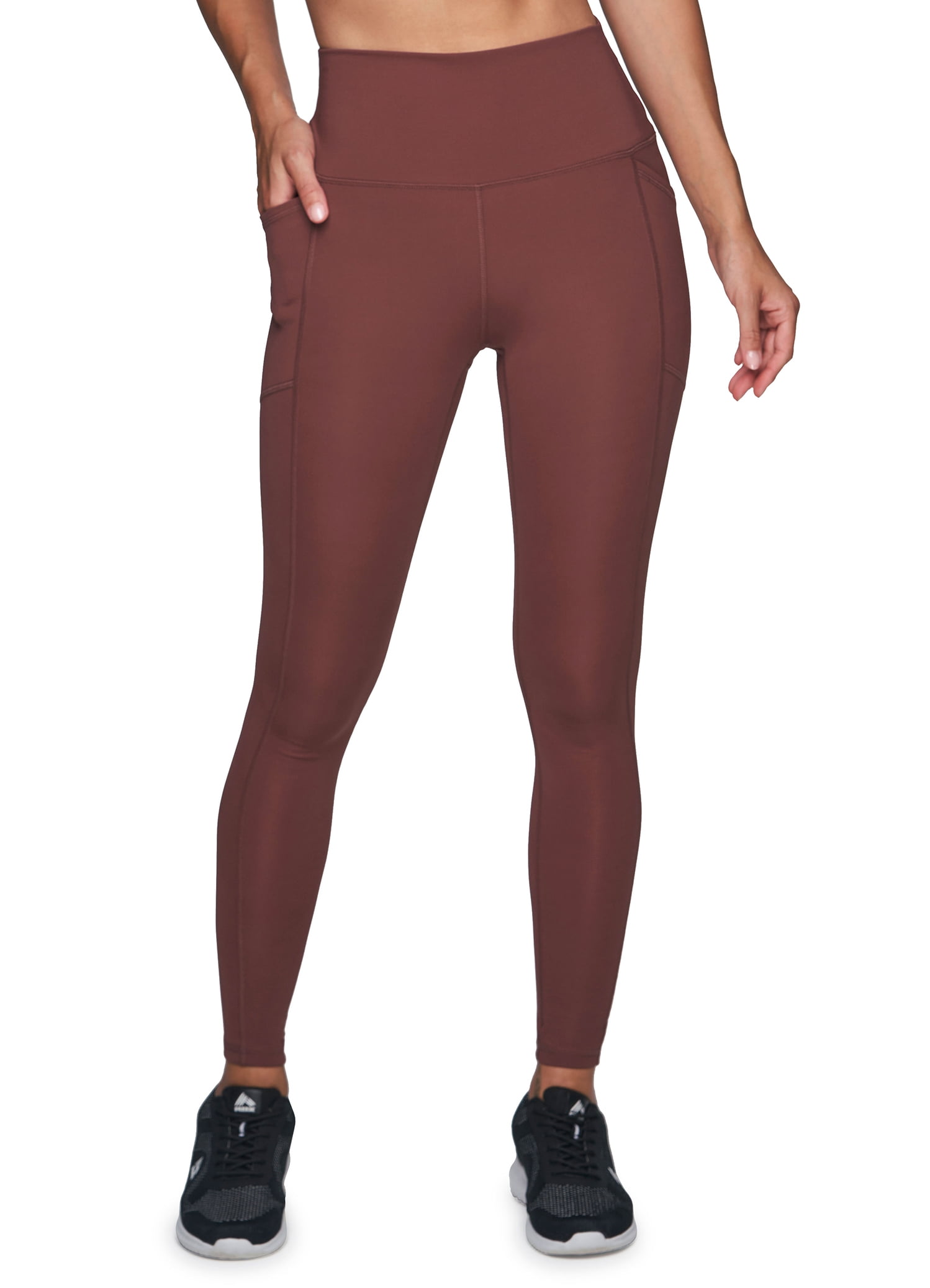  RBX Women's Buttery Soft Squat Proof Legging Space Dye Legging  Heathered Brown XS : Sports & Outdoors