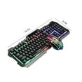 thumbnail image 2 of Ankereame Wired Gaming Keyboard and Mouse Combo, RGB Backlit, Mechanical Feel, 104 Key Full Size, with Phone Holder, Spill-Resistant, Optical Mouse for PC Gaming & Office, 2 of 8