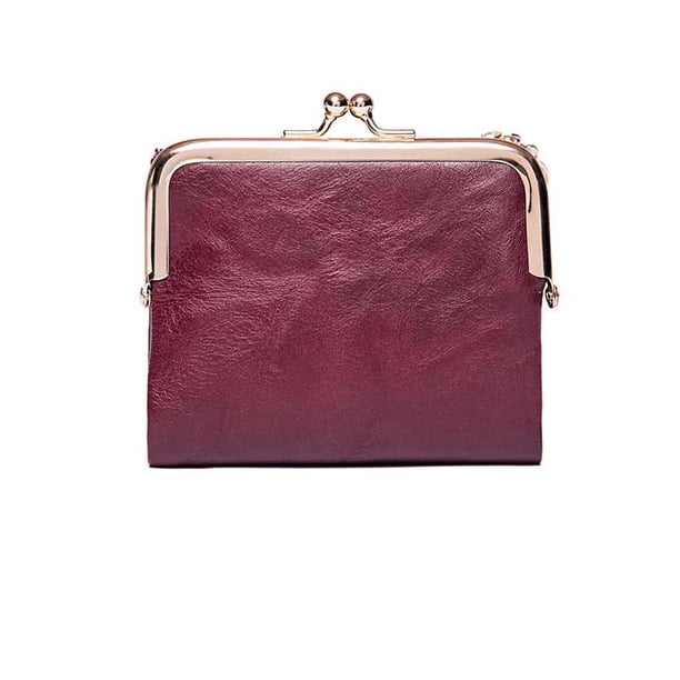 Yhmxh Organizadores y almacenamiento Mini billetera con clip para mujer, estilo retro, multifuncional, plegable, con clip para dinero y tarjetas Almacenamiento de ducha Almacenamiento de juguetes