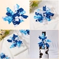 thumbnail image 5 of 8Pcs Blue Curly Gift Curly Ribbon Bows 4 Inch Polyester Royal Blue Self Adhesive Wrapping Twist Tie Grosgrain Ribbons Decor DIY, 5 of 9