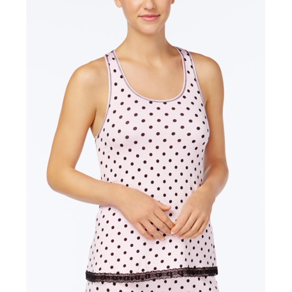 Jenni By Jennifer Moore Womens Lace Trim Tank Top