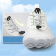 thumbnail image 5 of 2026 Barefoot Shoes for Women Mens HIking Shoes Comfortable Nonslip Athletic Training Running Shoes Wide Toe Box Water Shoes White Size 6.5, 5 of 8