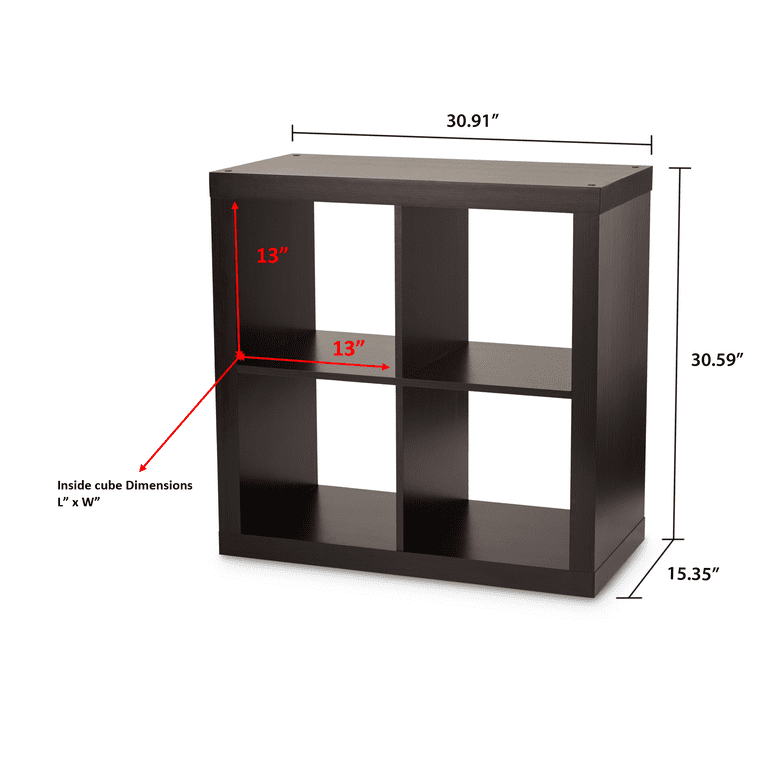 Better Homes & Gardens Square 4-Cube Storage Organizer