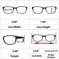 thumbnail image 3 of Reading Glasses 2 Pack | Always Have a Timeless Look, Crystal Clear Vision, Comfort Fit With Sure-Flex Spring Hinge Arms & Dura-Tight Screws, 3 of 6