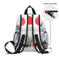 thumbnail image 5 of FORMRS Kids School Backpack with Front Zippered Pocket 12" Student Travel Daypack, White Streets, 5 of 6
