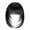 Black, variant on Chic High-Level Bangs with Sideburns for Women - Trendy Hair Accessory for Every Occasion