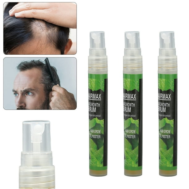 Hair Growth Spray, 3pcs 10ml Hair Growth Serum Professional Herbal Extract  For Home Travel For Daily Hair Care | Bodega Aurrera en l&iacute;nea