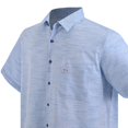 thumbnail image 4 of Camisa casual manga corta Michel Blanc, 4 of 5