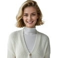 thumbnail image 3 of YooGuoGuo Detachable Collar Fake Turtleneck Lightweight Turtle Neck Dickey Collars for Women Girls, 3 of 6