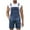 Blue, variant on Afuyipoi Men's Washed Denim Overalls Shorts, with Chest Pocket Workwear Bib Shorts with Adjustable Straps Black L