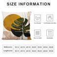 thumbnail image 5 of TIAOTIAOHOU Botanical Tropical Leaf Abstract Bedroom Decorations Soft Throw Pillow Cover, Watercolor Drawing Boho Pillow Case Pillowcase, 5 of 5