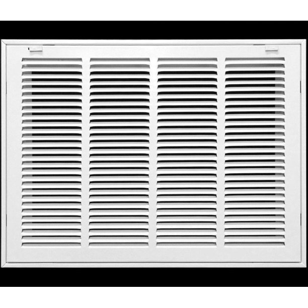 20" X 10" Steel Return Air Filter Grille for 1" Filter Easy Plastic