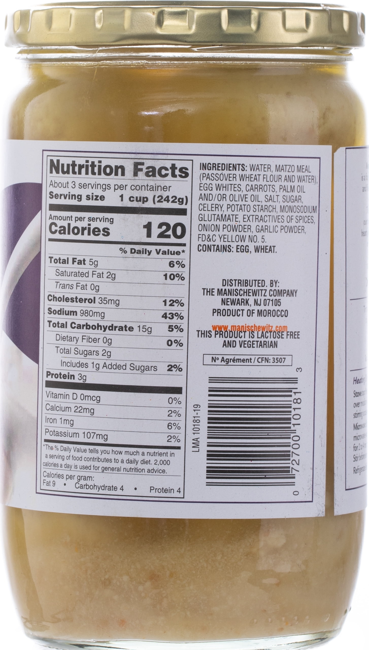 (4 pack) Manischewitz Matzo Ball Soup Mix, 24 oz