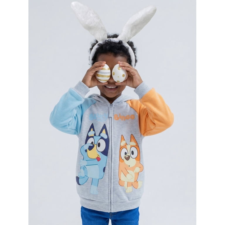 Bluey Toddler Boys' Fleece Zip-Up Hoodie photo 5