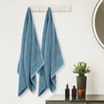thumbnail image 4 of REGALWOVEN Cotton Bath Towels, 2 Pack Thick Soft Bathroom Towels Set Quick Drying Towels for Bathroom Blue 28' x 56', 4 of 8
