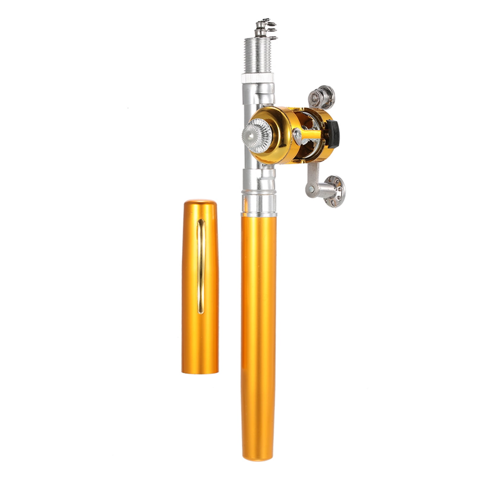 Fishing Rod and Reel Combo, Mini Portable Pocket Telescopic Pole, Surf Casting Rod, for Fishing Enthusiasts, Suitable for Boat, Dam, Ice Fishing