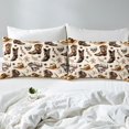 thumbnail image 4 of Erosebridal Gothic Skull Sheet Set Full, Western Boot Bedding Sets Full Size, Rustic Room Decor 4 Pieces, 4 of 6