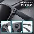 thumbnail image 3 of Wearable AI Smart Glasses with HD Camera, Video Recording and Audio Calls, Lightweight Smart Eyewear with Image Translation, 3 of 7