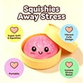 thumbnail image 4 of Squishies Tansix dumpling rosa claro con glitter y caja, 4 of 9
