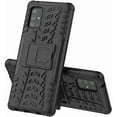 thumbnail image 5 of Galaxy A51 5G case,with HD Screen Protector, with Kickstand Hard PC Back Cover Soft TPU Dual Layer Protection Phone Stand Case Cover Samsung Galaxy A51 5G, 5 of 5
