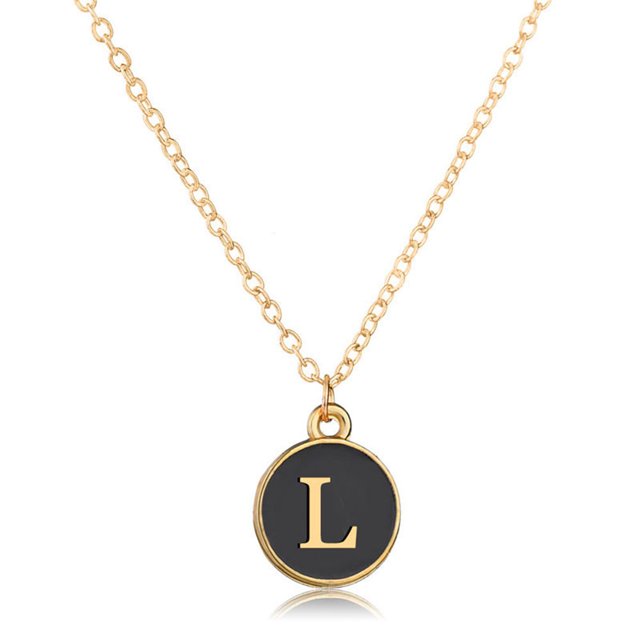 Collier pour Femmes Simple A à Z Pendentif Collier Charme Collier Clavicule