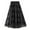 Black, variant on Lu's Chic Women's Tulle Skirt Tutu Floral Printed Tea-length Elastic Waist A-line High Waisted Layered Mesh Midi Length Pleated Skirts Black One Size
