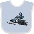 thumbnail image 3 of Inktastic Snowmobile Ideas Boys or Girls Baby Bib, 3 of 4