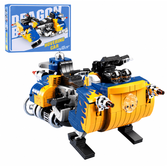 Honchoes Air Glider Building Blocks Set Compatible with Lego Vehicle Model Decor for Boys Girls 900 Pcs