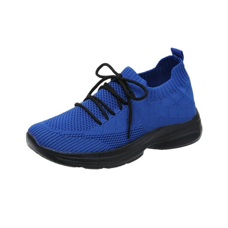 

KBKYBUYZ Women Lace Up Sneakers Color Solid Color Shoes Plus Size Fashion Sports Casual Shoes