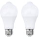 thumbnail image 1 of 12w E27 Pir Infrared Led Light Bulb With Motion Sensor Automatically On/off A60 220v 700lm Equivalent 70w Halogen For Stairs Corridor Garagepack Of 2,, 1 of 5