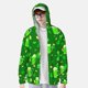 thumbnail image 2 of Fotbe St Patrick's Day2 Chaqueta con Protección Solar UPF 50+ para Hombre y Mujer, Camisa con Capucha y Bolsillos-X-Large, 2 of 7
