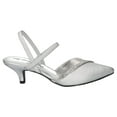 thumbnail image 2 of Easy Street Unna Women's Heels Color: Silver Size: 6.5, 2 of 4