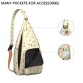thumbnail image 3 of Foodie Sling Backpack – Delicious Dessert & Candy Pattern Shoulder Bag, Fashionable Lightweight Daypack for Work & School, 3 of 4