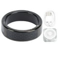 thumbnail image 2 of Smart Smart Ring with Screen Various Sports Modes IP68 Water Proof Stainless Steel Smart Fitness Tracker Ring, 2 of 7