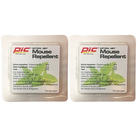 Pic Mr-2 Natural Mint Mouse Repellent  2-count