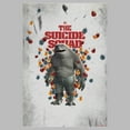 thumbnail image 2 of Men's The Suicide Squad King Shark Poster  Graphic Tee Athletic Heather Small, 2 of 3