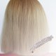 thumbnail image 4 of Pasador de pelo rectangular para mujer, con cristales, para fiestas, bodas y cócteles. Plata, 4 of 6