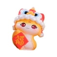 thumbnail image 4 of Kokiya Chinese New Year Snake Figurine Cartoon Cute for Living Room Bedroom Cabinet A, 4 of 9