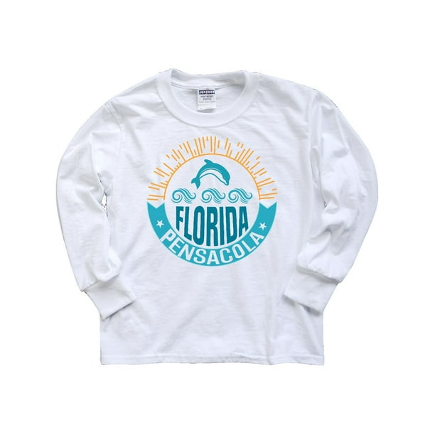Pensacola Florida Youth Long Sleeve T-Shirt - Walmart.com - Walmart.com