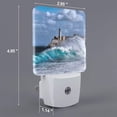 thumbnail image 2 of Honeii Lighthouse in Havana Print LED Night Light with Light Sensor, Night Lights Plug Into Wall,Ideal for Bedrooms and Hallways-EU, 2 of 7