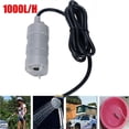 thumbnail image 1 of DC 12V Submersible Water Pump Camper Motorhome High Flow Whale Pump 1000L/H 5M Diving Pump Brush Water Pump Home Tools, 1 of 5