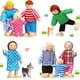 thumbnail image 1 of Juego de casas de muñecas de madera Skylety Pretty Style con 10 figuras, 1 of 7