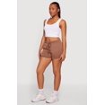 thumbnail image 2 of Women's Drawstring Waist Dolphin Sweatshorts, 2 of 4