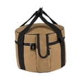 thumbnail image 3 of GARENDE Outdoor Cooking Utensils Storage Bag Camping Cylinder Bag for Camping Travel Khaki L, 3 of 9