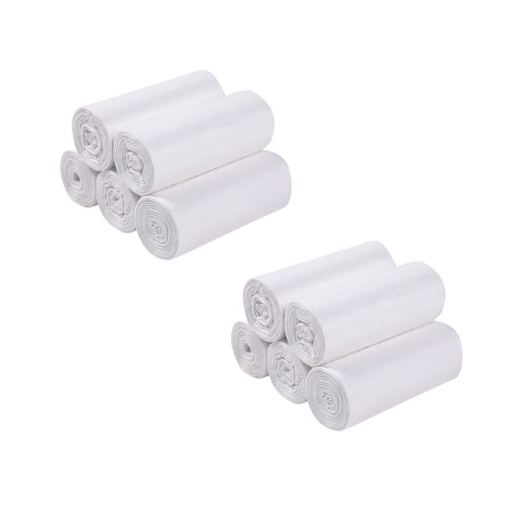Leojiow 2Pcs Trash Bag Strong Leakage Small Garbage Bags Unscented Thick For Bathroom Kitchen Small Trash Can Clear 40X50Cm
