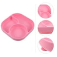 thumbnail image 3 of MasteelfCA 1Pc Baby Dinner Plate Silicone Toddler Compartments Plate Useful Baby Tableware, 3 of 7