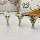thumbnail image 4 of Regalos de flores de vidrio para mujeres Decoración de escritorio Centro de mesa Decoración del hogar Arte 75x12cm, 4 of 9