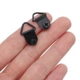 thumbnail image 4 of Uxcell 160Pcs Anillos Triangulares de Hierro para Colgar Cuadros con Tornillos, Gancho Decorativo Pequeño de Un Solo Orificio Color Negro, 4 of 6
