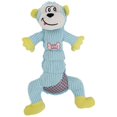 thumbnail image 1 of Pet Life DT65BL Cuddle Plush Mesh & Plush Squeaking Dog Toy, Light Blue, 1 of 1