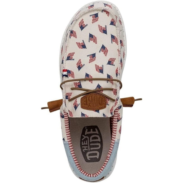 Hey Dude Wally Americana Flag Size 9 Men display picture 2
